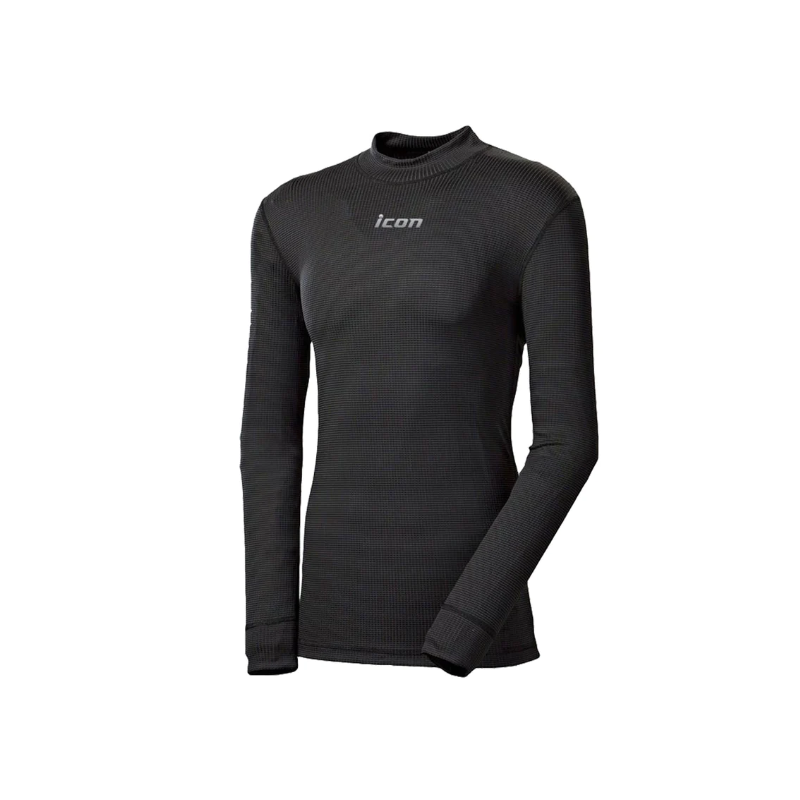 Térmica Manga Larga Hombre Negra ICON